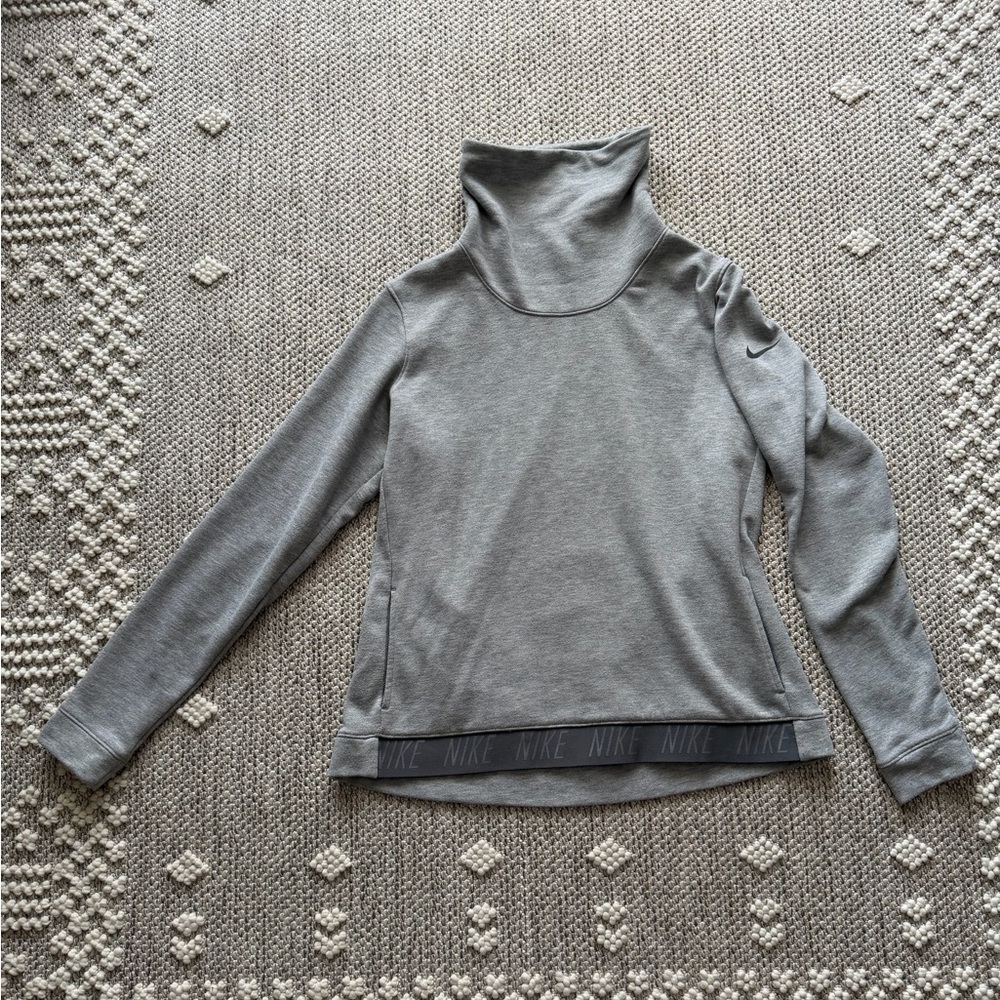 Nike Dri-fit Grey Sweatshirt Size Medium